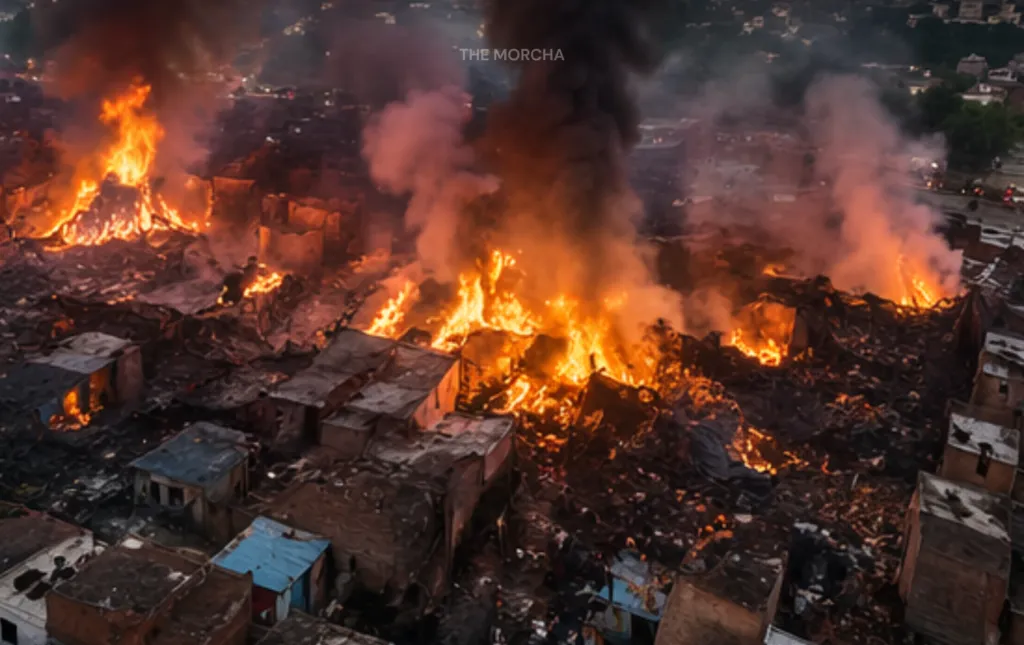 Lucknow Fire Tragedy: Devastating Short Circuit Burns 280+ Homes (photo 3)