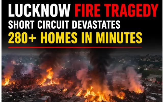 Lucknow Fire Tragedy: Devastating Short Circuit Burns 280+ Homes